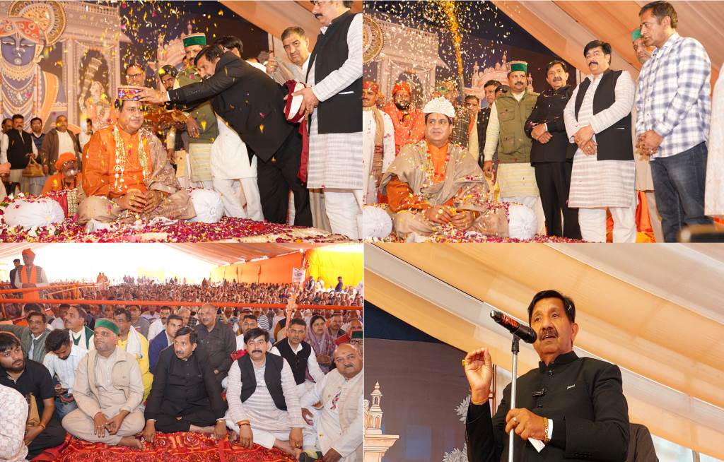 Deputy Chief Minister pays obeisance at Dera Baba Shri Rudranand Ashram
